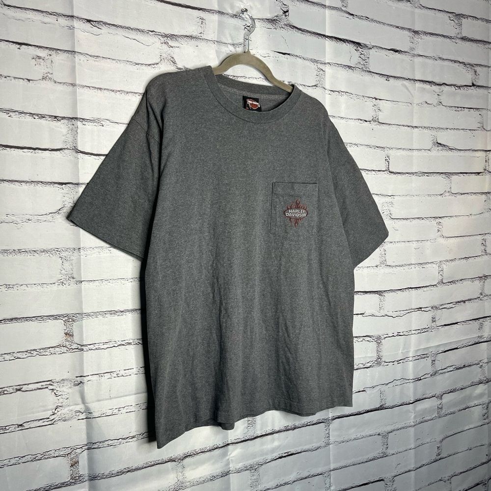 Harley Davidson XL Fresno California Graphic Tee Black Biker Vintage Streetwear - Picture 2 of 14